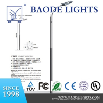 Farola LED con brazo individual de 8m a 13m